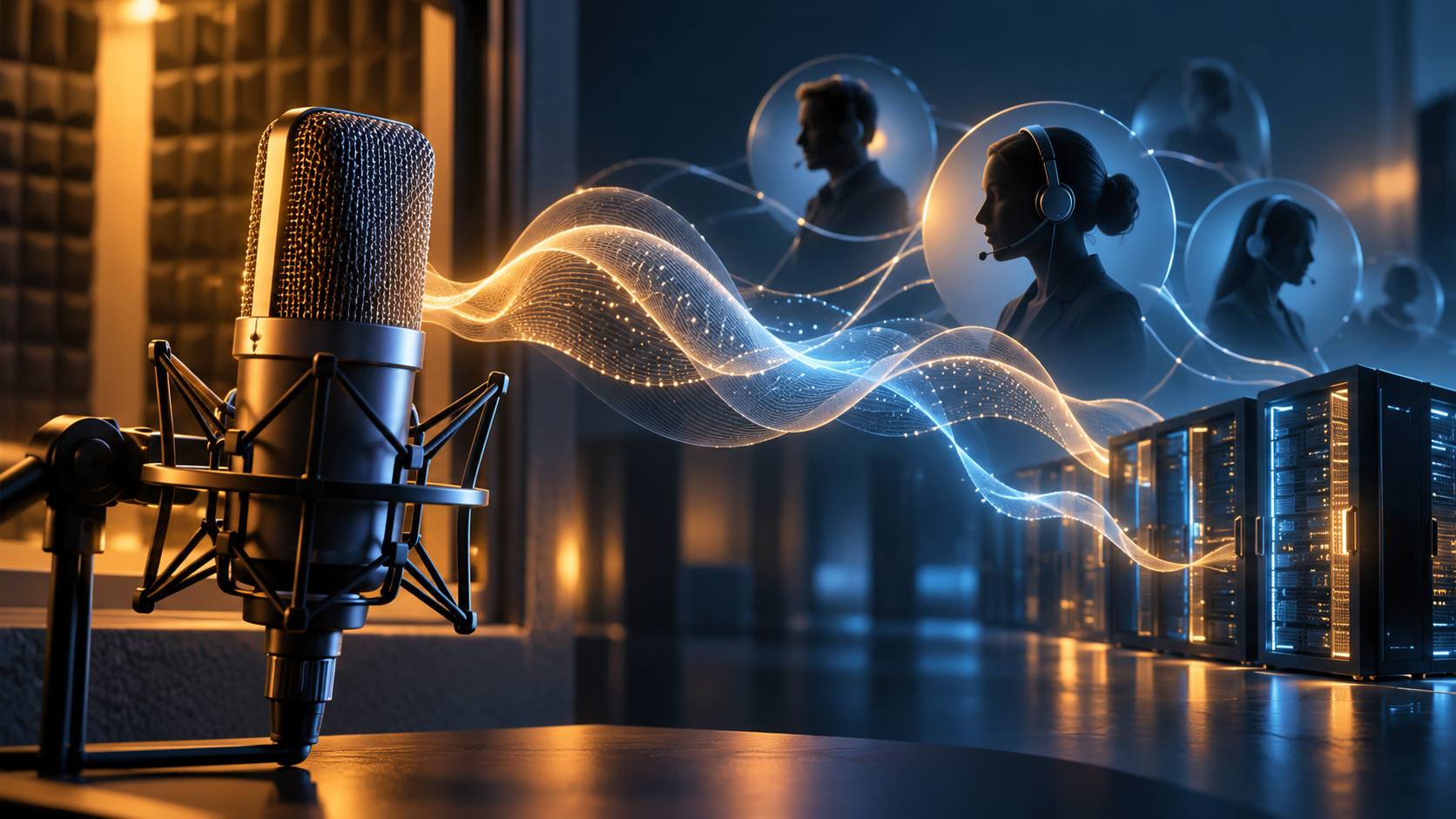 AI editorial illustration: ElevenLabs Valuation Reaches $22 Billion as AI Voice Agents Scale Up
