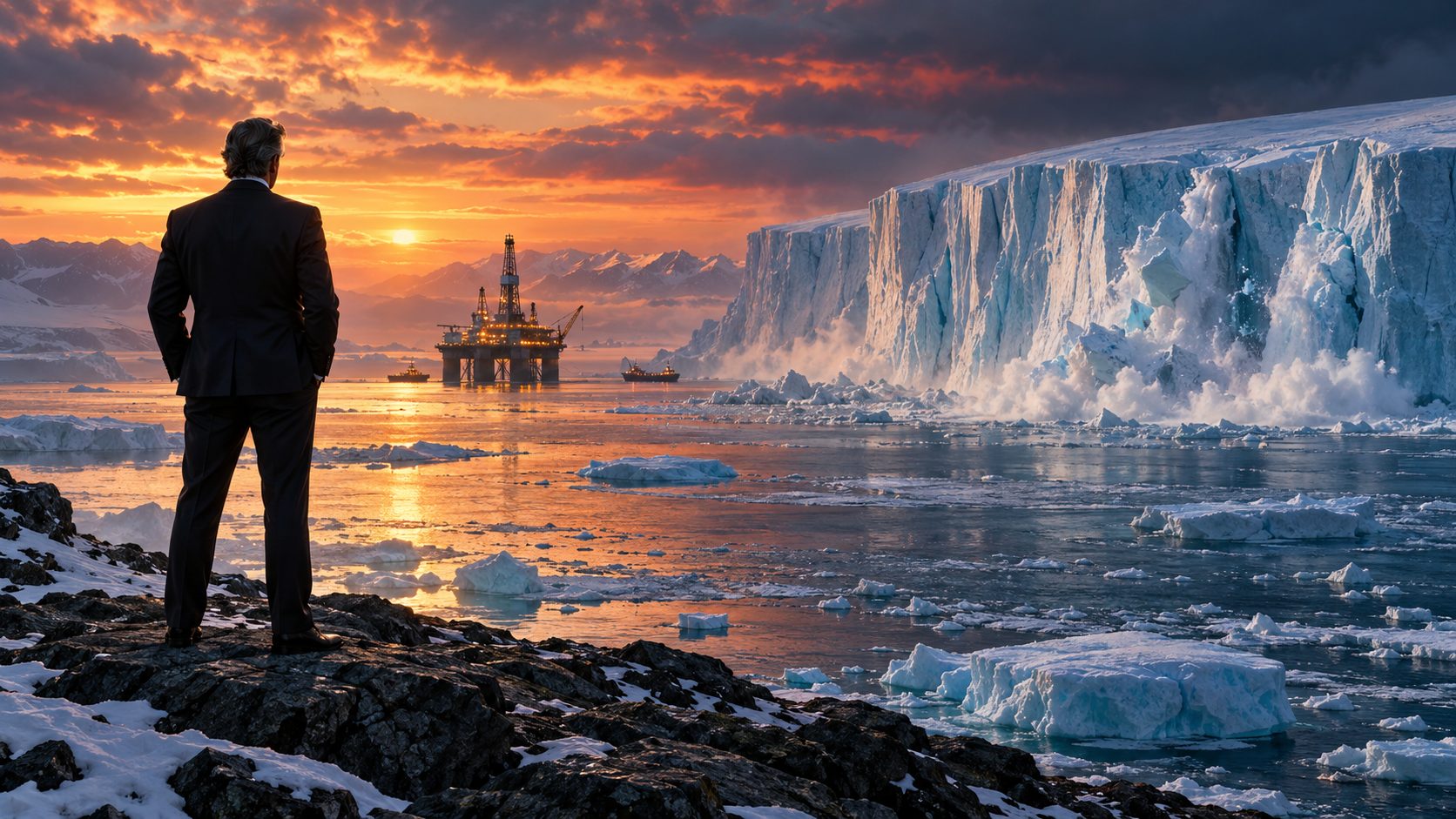 AI editorial illustration: Digger Review Roundup: Tom Cruise's Climate Satire Divides Early Reactions